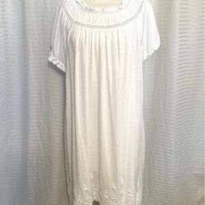 RACHEL ASHWELL Romantic white lace dress